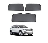 Car Window Shades Car Sunshade Magnetic Curtain For T-CROSS 2018-2023 3pcs Rear Door Window Baby Kids Sunscreen Privacy Protector