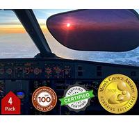 Car Window Shades - Certified 99.79% UVA & 99.95% UVB Sun Protection. Award Winning car Sun Shade for Side Windows. 4 Pack Semi Transparent 20" x 12" - Car Accessories Interior by Kinder Fluff