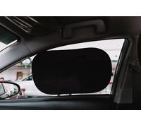 Car Window Shades - Certified 99.79% UVA & 99.95% UVB Sun Protection. Award Winning car Sun Shade for Side Windows. 4 Pack Semi Transparent 22" x 14" - Car Accessories Interior by Kinder Fluff