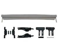 Car Window Shades For A1 5-Door For Version 2010-2018 For A3 2010-2018 Car Panorama Sunroof Roller Blinds Sunshade Curtain Cover Assembly Visor Shield Cover(Gray Cloth x Clips)