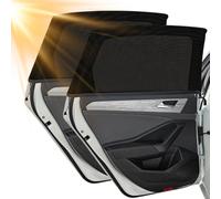 Car Window Shades for Baby, 2 Pack Stretchable & Breathable Car Sun Shade for Baby, Ultimate UV & Anti-Glare Protection, Fits Most Vehicles for Children, Pets and Adults