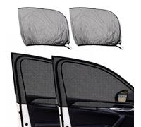 Car Window Shades for Baby, 4-Pack Universal Sun Protection for Windows, Stretchable Mesh Design for Privacy and Comfort During Travel, Suitable for Most Car Models with Secure Fit