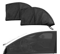 Car Window Shades for Baby Stretchable Breathable Mesh Sun Shade UV Protection Car Side Window Covers for Kids Adults Infants Toddlers Pets Universal Seat Sun Blocker for Most Cars SUV Saloon (Front)
