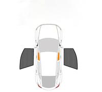 Car Window Shades For Equinox 4 Dr Suv 2018-2024 Magnetic Curtain Mesh Front Windshield Frame Car Window Sunshade(Front-2pcs)