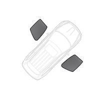 Car Window Shades For Jazz For Ge For Fit 2009-2014 Car Sunshade Shield Magnetic Front Windshield Blind Curtain Rear Side Baby Window Sun Shades Car Side Window Sun Shade