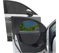 Car Window Shades for Mustang V 2. Generation 2009-2014, Side Window Sunshades Breathable Mesh with Zipper, Camping Privacy Protection Fits Most Cars,A/Front