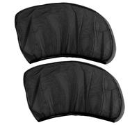 Car Window Shades For Nissan Qashqai, Stretchable Breathable Cars Sun Visor, UV Protection Breathable Mesh Window Covers, Car Side Window Sunshades,2 pcs rear guards 90x55cm