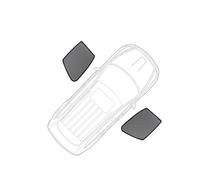 Car Window Shades For Seat For Ateca SUV 2016-2024 Sunshade Shield Magnetic Front Windshield Frame Curtain Rear Side Window Sun Shades Car Sun Shade(2PCS Front Windows)
