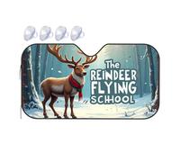Car Window Shades For Side Window Learn To Fly: Enroll In The Reindeer Flying School! Car Windshield Sunshade Umbrella Windshield Sun Shade Umbrella Windshield(70x130cm)