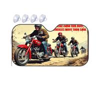 Car Window Shades For Side Window Ride Together, Feel Free: Motorcycle Adventure! Car Windshield Sunshade Car Window Covers Sun Shade For Car(76x140cm)