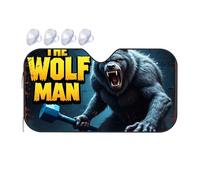 Car Window Shades For Side Window The Wolf Man: Legend Returns Car Windshield Sunshade Portable Sun Shade Windshield Sun Shade(70x130cm)