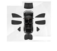 Car Window Shades For Tesla For Model 3 For Highland 2023-2024 Privacy Sun Shade -Fit Side Window Sunroof Sunshade Blind Shading For Camping Rest Windshield Sun Shade(M3 8PCS)