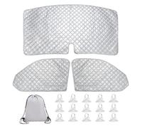 Car Window Shades For VW T4 T5 T6 Windshield Sunshade Car Accessories 3PIECE Sunshade Windscreen Protection Internal Thermal Blind Window Cover Set Window Sun Shade