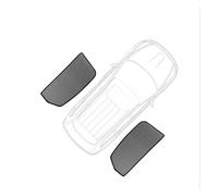 Car Window Shades Magnetic Car Sunshade Front Windshield Curtain Rear Side Window Sun Shade For VW For Golf 7 MK7 For Golf7 2013-2017 2018 2019 2020 Window Sun Shade(2PIECE Rear Windows)