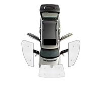 Car Window Shades Shield Visor For MG HS For EHS MK2 2024 2025 2026 Heat Insulatio Sun Visor Full Coverage Sunshade Anti-UV Blocks Car Covers(Front sunshades)