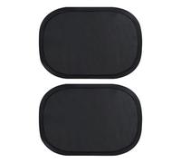 Car Window Shades - Static Cling Design, Removable Screen Panel, Nylon Material Construction, Interior Heat Reduction | Two Piece Twenty Three Seventeen Centimetre Size For Vehicle Side Glass Sun Bloc