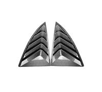 car window shutters For Tesla For Model Y 2019-2024 Automobile Outer Triangular Window Special Blinds Cover Sun Protection And Rain Cover Modified Upgraded Body SCSTHRCRA(Carbon Fiber look)