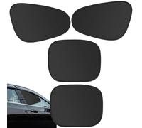 Car Window Side Guard | 4 Pieces Folding UV Protection Side Window Guards for Truck, SUV, Camper, Garage, Travel, Camping, Daily Journeys
