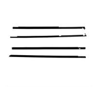 Car Window Side Seal Strip 4Pcs Car Window Sealing Strip Side Door Outer Moulding Trim Sealing Belt For Mitsubishi For Pajero For Montero V73 V93 V97 2000-2016 Door Window Seal