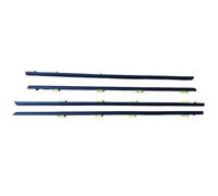 Car Window Side Seal Strip For Civic 2001 2002 2003 2004 2005 4PCS Outside Window Weatherstrip Seal Belt Weather Strip Moulding Trim Auto Accessories Door Window Seal
