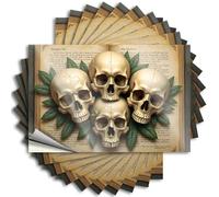 Car Window Stickers Ancestral Wisdom: A Timeless Manuscript Unveiling Ancient Secrets Stickers 10Pcs Bumper Stickers Bar Signs for Home Decor(8X12CM)