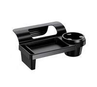 Car Window Storage Organizer, Multifunctional Cup Holder & Phone Slot & Storage Box & Hook, Side Door Insert Hanging Rack, Universal Interior Organizer for Most Cars (Black)