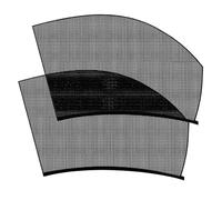 Car Window Sun Shade - Breathable UV Protection Curtain Set | Practical Sun Visor Set for the Back, Automatic Window Protection for Travel, Camping, Napping, Sleeping, Breastfeeding, Changing