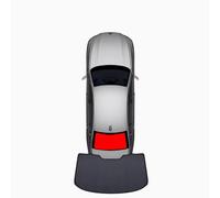 Car Window Sun Shade for Hyundai Santa Fe 2006-2012 Side and Rear Windows, Summer Driving, Mesh Privacy Shade,1pcs Rear