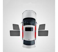 Car Window Sun Shade For Skoda For Kodiak 2017-2024 Car Window Sunshade Blocks Anti-UV Heat Insulation Magnetic Foldable Rear Side Window 6pcs( 2front+2rear)