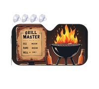 Car Window Sun Shade Grill Master: Perfect, Medium Rare, Medium Well Done. Car Windshield Sunshade Windshield Sunshade Sunshade For Car(76x140cm)