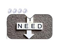 Car Window Sun Shade I Need With An Arrow Pointing Down Car Windshield Sunshade Sunshade For Car Sun Cover For Car Windshield(70x130cm)