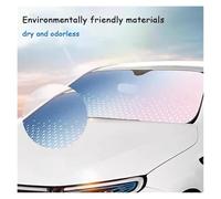 car Window Sun Shades Car Sunshade Front Car Seat Rear Windscreen Curtain Heat Insulation Sun Protector Double Bubble Aluminum Foil Accessory Sun Protection Sunshade(Purple)