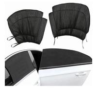 Car Window Sun Shades for Ford Fiesta MK6 2008-2017, Breathable Mesh UV Privacy Protection, Front/Rear Side Door Mosquito Net Blinds,2 PCS Rear Window Covers