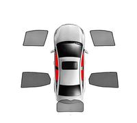 Car Window Sunshades for Hyundai Santa Fe Hybrid/PHEV 2021-2024, Breathable Mesh Magnetic Car Windows Sun Shade Heat UV Protection Accessories,A/5pcs