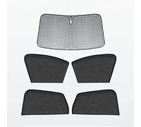 Car Window Sunshades for Mercedes-Benz ML W164 2005 2006 2007 2008 2009 2010 2011,Double Layer Sunshield Magnetic Suction Shade Blind,Privacy Zip Car Curtain,A/5pcs