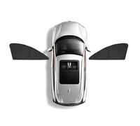 Car Window Sunshades for MG 4 XPower (2023-2025), Front Rear Full Shade Sunproof UV Rays Privacy Protection Blind Shading Net Accessories,A/2 Front Side Windows