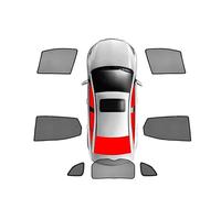 Car Window Sunshades for Toyota Corolla Trek 2019-2023, Breathable Mesh Magnetic Car Windows Sun Shade Heat UV Protection Accessories,A/7pcs