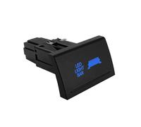 Car Window Switch 12V Blue Led Push Button Switch Laser Etched With Cable Fit fits for Amarok VW Top Horinzontal Campers Car Accessories(Fog Lights)(Led Light Bar)