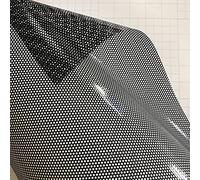 Car Window Tint,Window Tint Film 50cm x 200/300/500cm Headlight Tint Black Perforated Film Mesh Like Fly Eye Legal Tinting(Black,50cm x 200cm)