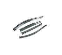 Car Window Visors For Peugeot 2008 A94 2013-2019 Car Window Visor Awnings Wind Sun Rain Visor Deflectors(Transparent)