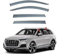 Car Window Wind Deflectors for Audi Q7 MK2/4M 2016-2020 2021 2022 2023,In Channel Rain Guards Wind Rain Sun Protection Easy Installation
