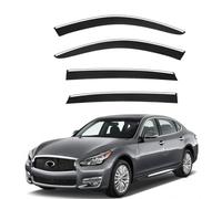 Car Window Wind Deflectors for INFINITI Q70 MK1-Y51 2013-2023+, Window Wind Deflector Visor Rain Smoke Guards Automotive Accessories