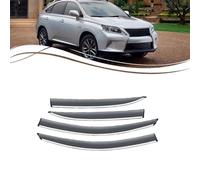 Car Window Wind Deflectors for Lexus RX RX350 450h AL10 2010~2015 Front Rear Rain Guards Window Wind Deflector Visor Rain Smoke Guards Accessories