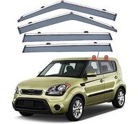 Car Window Wind Deflectors Visor For Kia Soul AM 2010-2013,Window Visor Car Rain Shield Deflectors Awning Trim Protector Accessories
