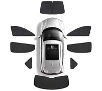 Car Windows Privacy Curtains for Volvo S90 2017-2025, Opaque Black Sun Shades Blocks UV Rays for Side Window Heat Protection,8 PCS Ful