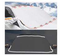 Car Windscreen Cover 7-Layer Thicken Car Snow Cover Extra Large Car Windshield Hood Protection Magnetic Sunshade Car Front Windscreen Covers Car Sunshade(Magnetic-Reflective)
