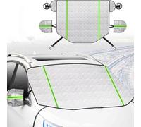 car windscreen cover Compatible with Renault Captur 2013-2019,winter car windscreen cover,snow windshield cover (silver)