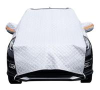 Car Windscreen Cover, Extended Bonnet Windshield With Mirror Cover, 3 Layers Sun Shield Waterproof Anti-UV, 267x145cm