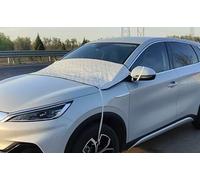 Car Windscreen Cover for Alfa Romeo Stelvio 2022-, Foldable Snow Fallen Leaves Debris Dust Etc From Blocking the Front Windshield Drain Outlet,Sedan
