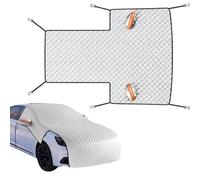 Car Windscreen Cover for C8 Corvette Stingray Z51 Z06 E-Ray 2020-2024 | Heavy Duty Shield Half Car Windscreen Cover With Bonnet Protection Wing Mirror Covers Anti Frost Snow Shield